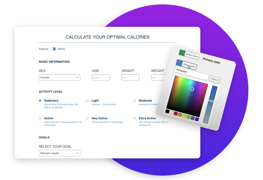 WP Calorie Calculator Pro