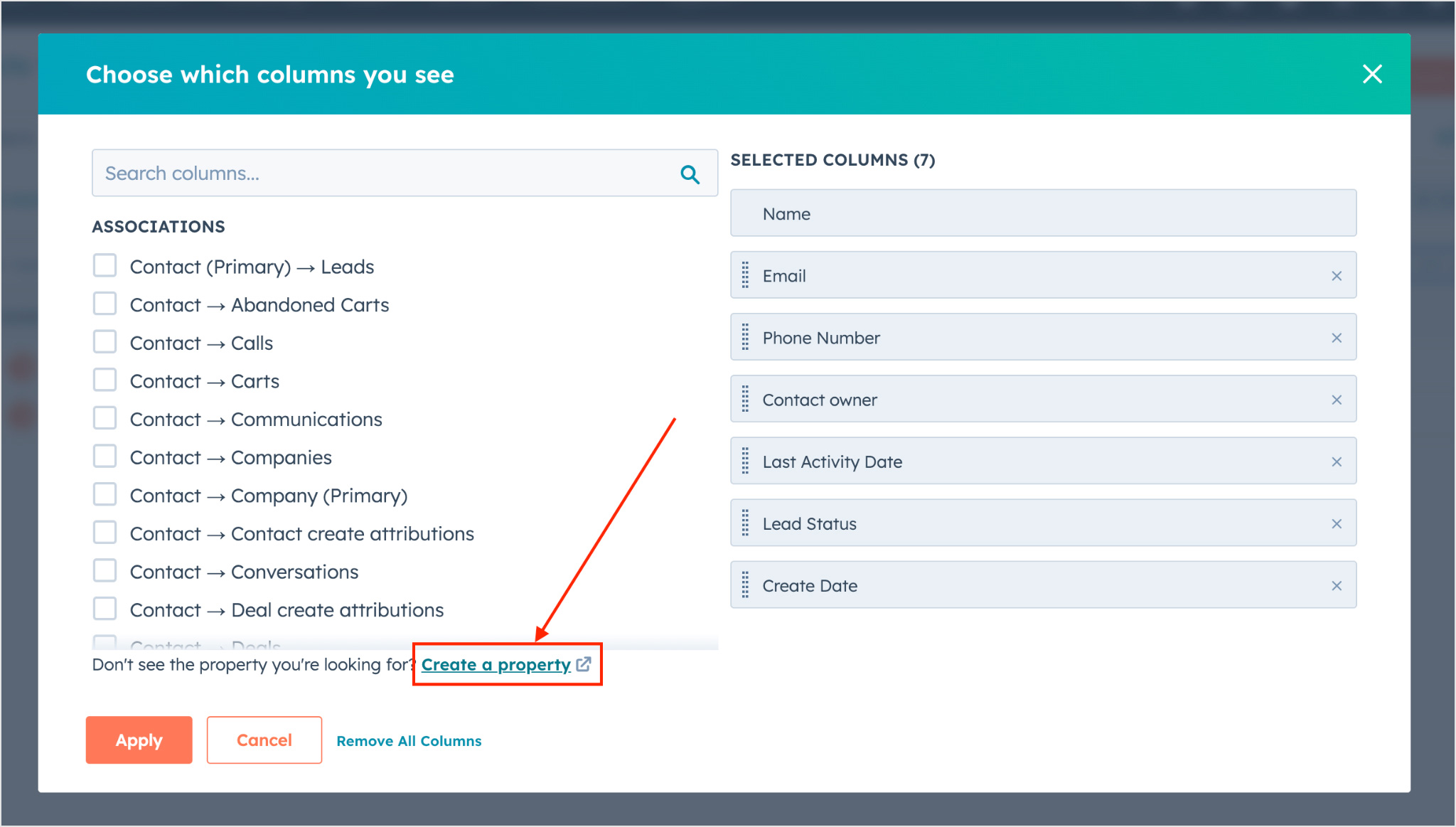 Hubspot connection